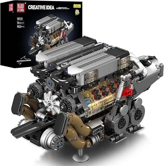 W16 Engine Building Blocks Set CREATIVE IDEA